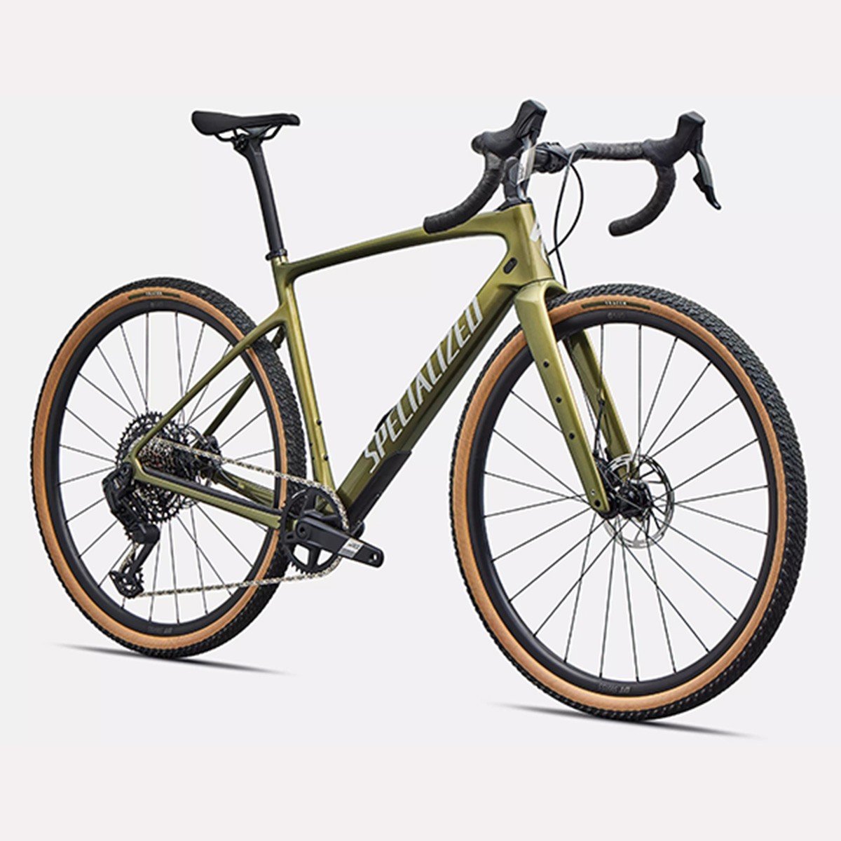 Diverge 4 Comp Carbon | Laurel Green Metallic