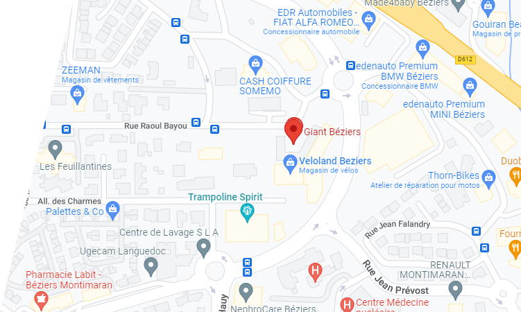 Emplacement Giant Store Béziers