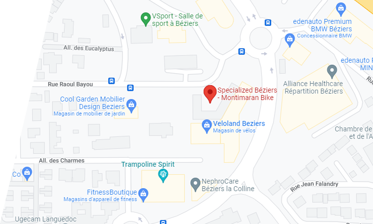 Emplacement Specialized Béziers